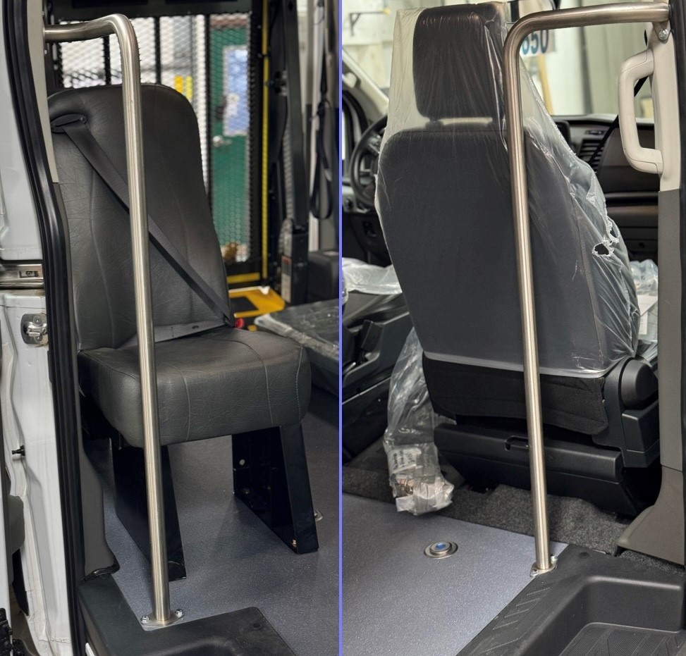 Mobility Hand Rails - Passenger Sliding Door - Waldoch