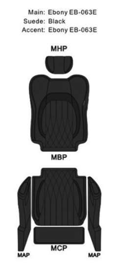 Black Ebony seating color