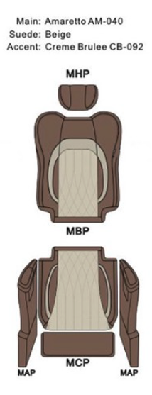 Beige Creme Brulee seating color