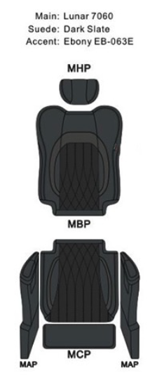 Dark Slate Ebony seating color